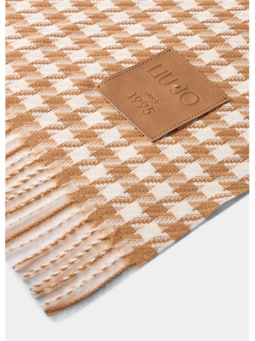 Stola pied de poule LIU JO | 2F5041T0300/M9763